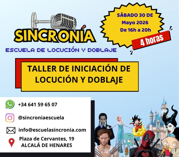 Taller INICIACIÓN - 30 Mayo
